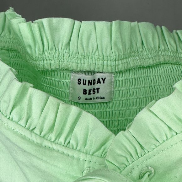 Aritzia Sunday Best Lace Up Crop Top - Picture 3 of 3